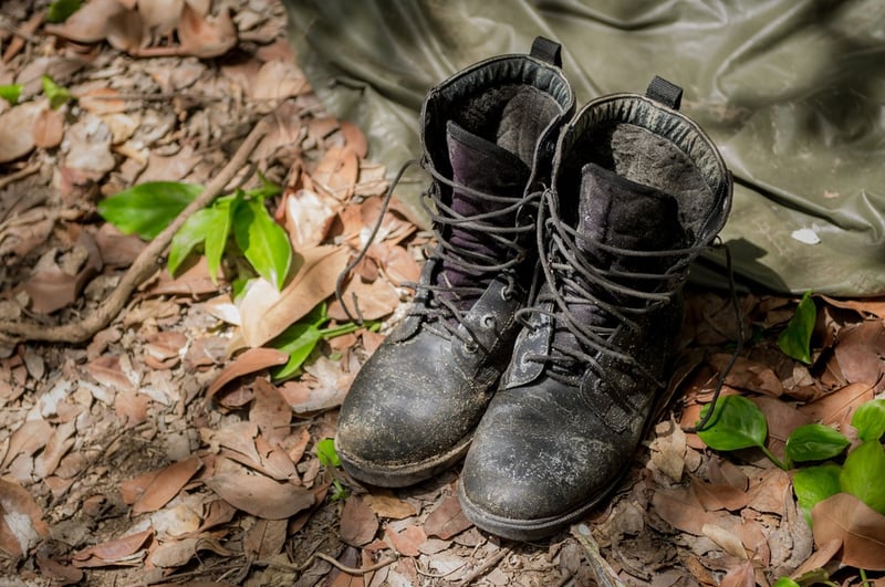 Military boots