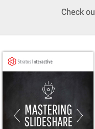 Mastering Slideshare e-book cover